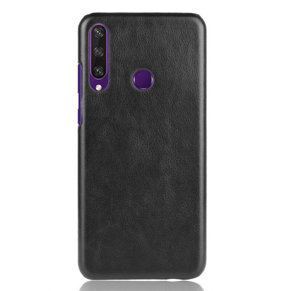 Hoesje voor Huawei Y6p Prestaties Litchi Leder Effect