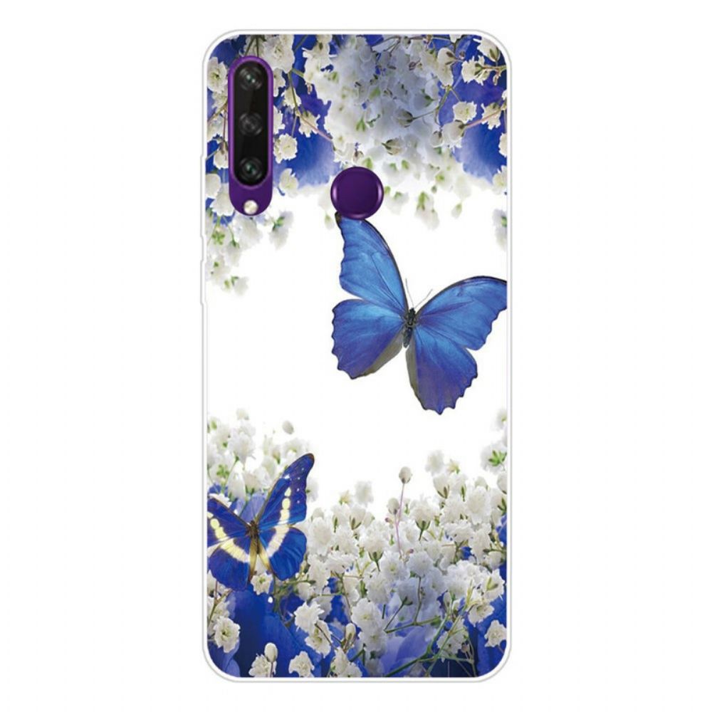 Hoesje voor Huawei Y6p Vlinders