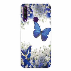 Hoesje voor Huawei Y6p Vlinders