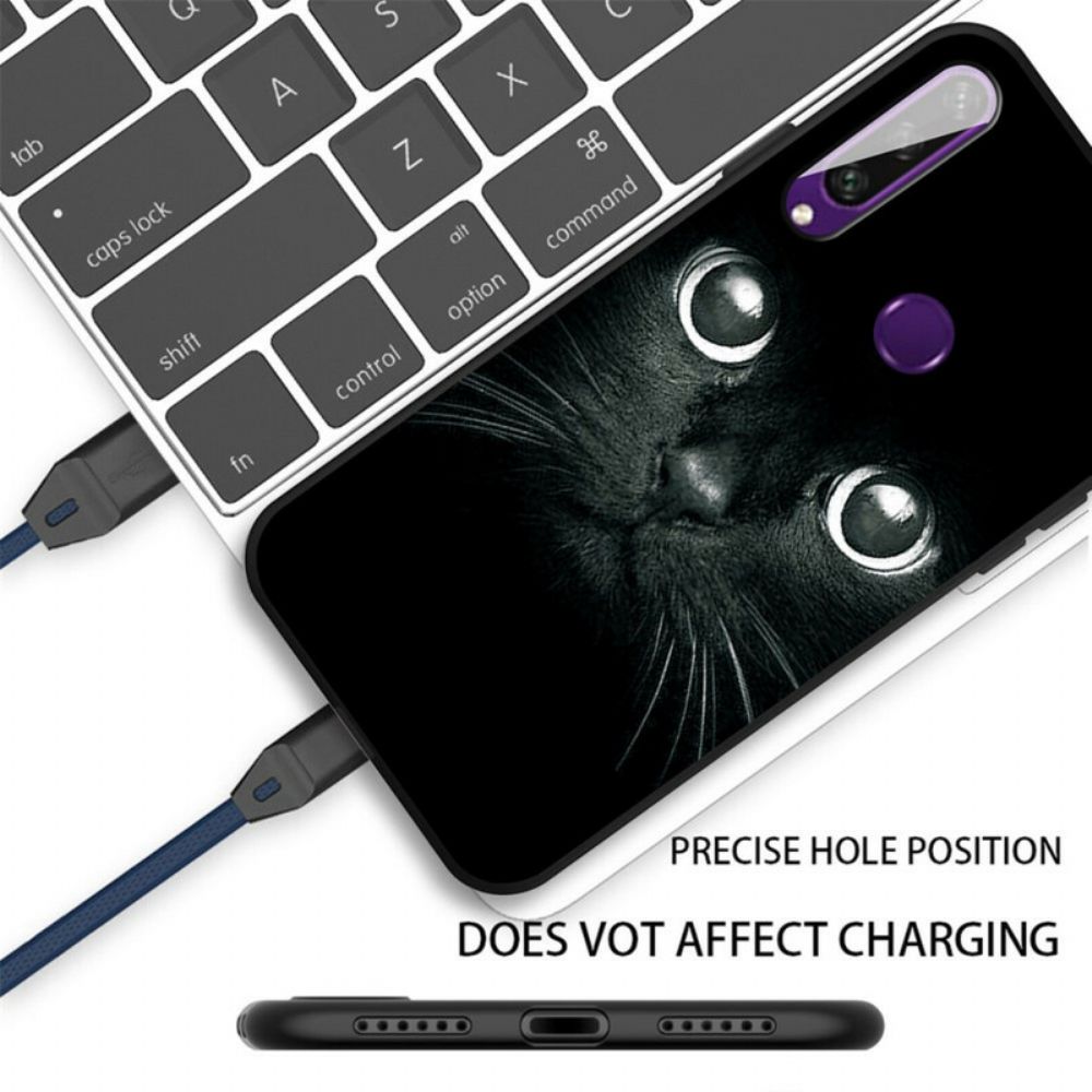 Telefoonhoesje voor Huawei Y6p Kattenogen