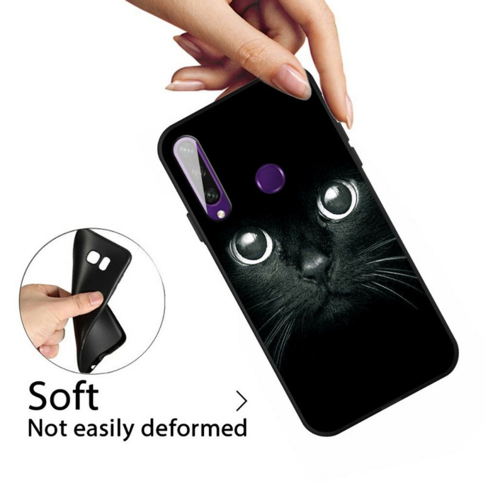 Telefoonhoesje voor Huawei Y6p Kattenogen