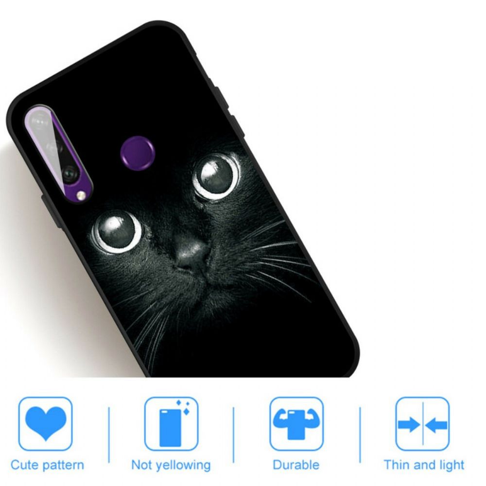 Telefoonhoesje voor Huawei Y6p Kattenogen