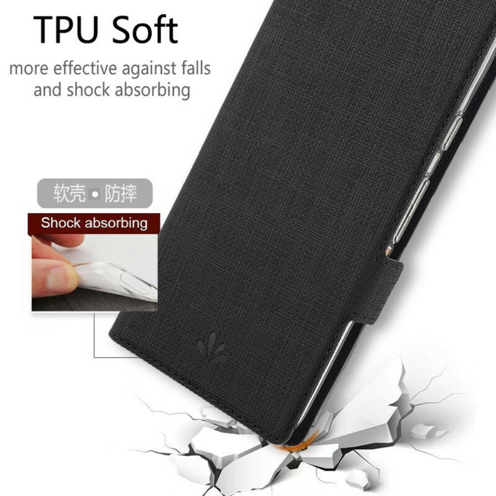 Bescherming Hoesje voor Samsung Galaxy Note 20 Folio-hoesje Getextureerde Vili Dmx