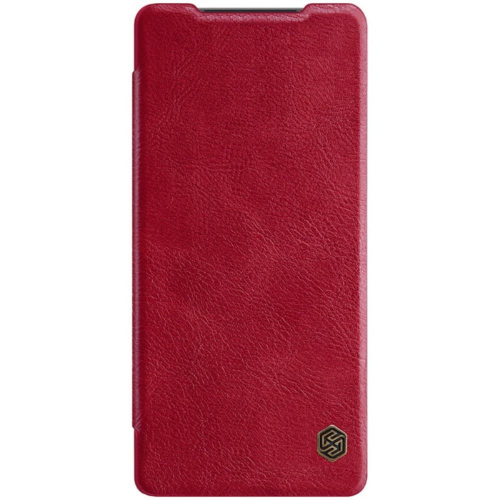 Bescherming Hoesje voor Samsung Galaxy Note 20 Folio-hoesje Nillkin Qin-serie