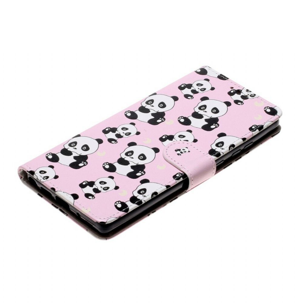 Folio-hoesje voor Samsung Galaxy Note 20 Alle Panda's