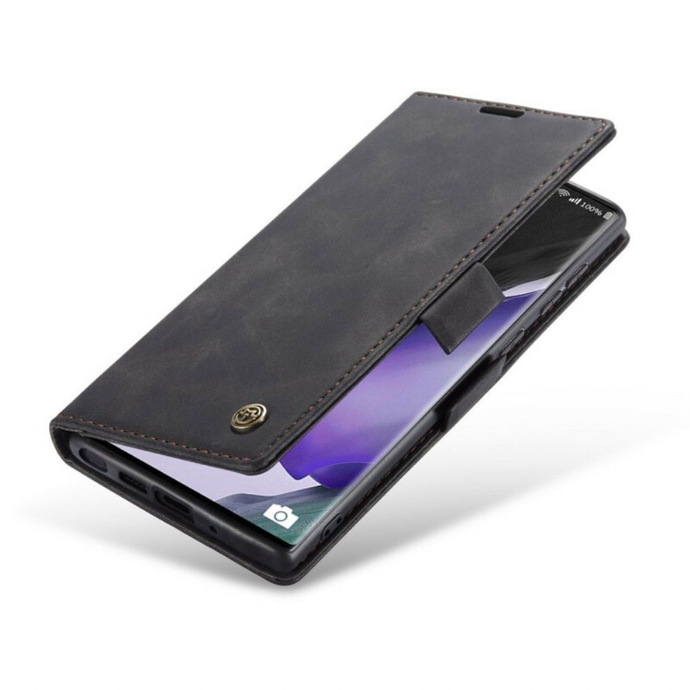 Folio-hoesje voor Samsung Galaxy Note 20 Caseme Kunstleer