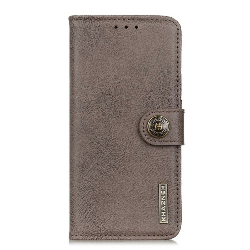 Folio-hoesje voor Samsung Galaxy Note 20 Imitatieleer Khazneh