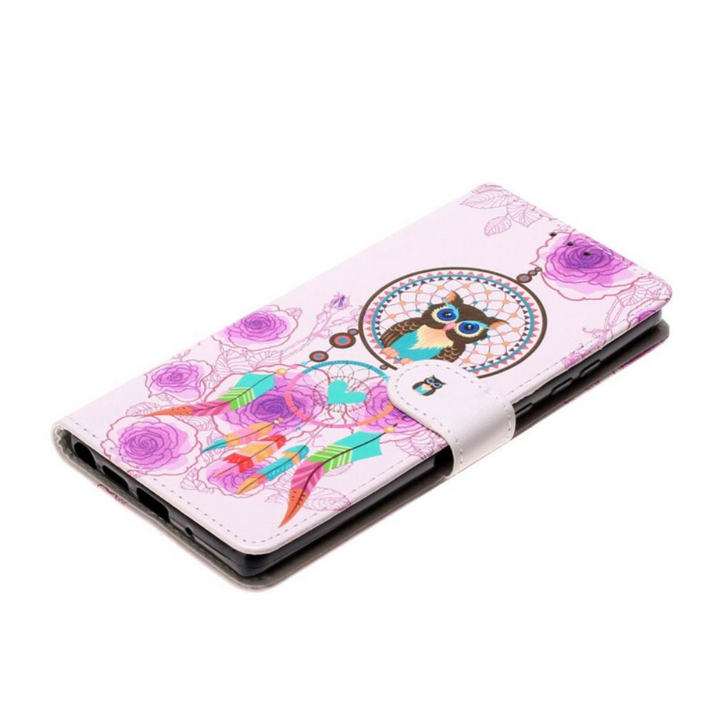 Folio-hoesje voor Samsung Galaxy Note 20 Koning Uil