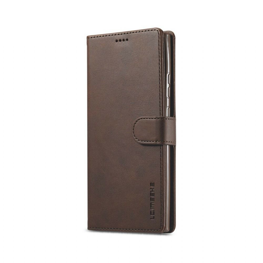 Folio-hoesje voor Samsung Galaxy Note 20 Lc.imeeke Leereffect