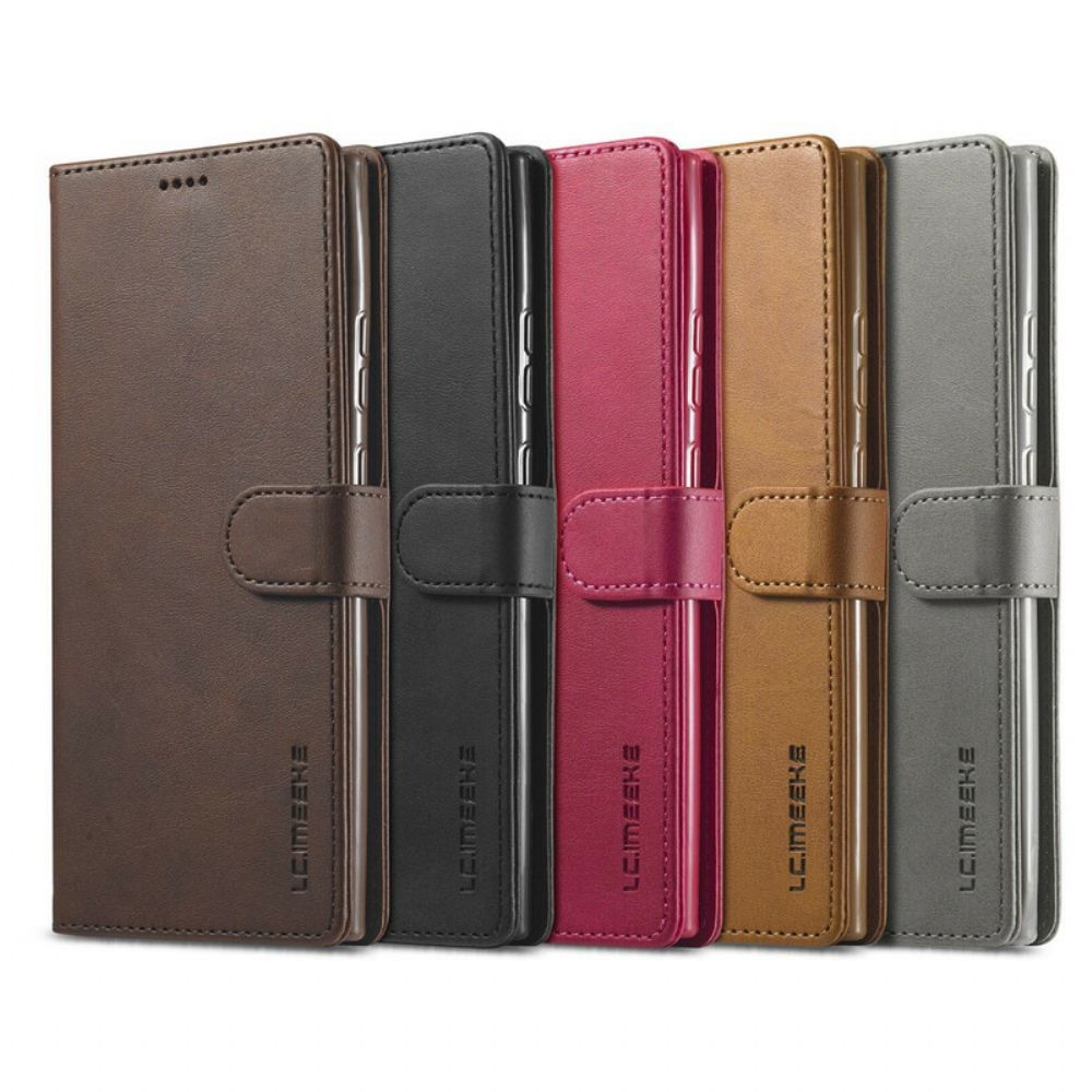 Folio-hoesje voor Samsung Galaxy Note 20 Lc.imeeke Leereffect