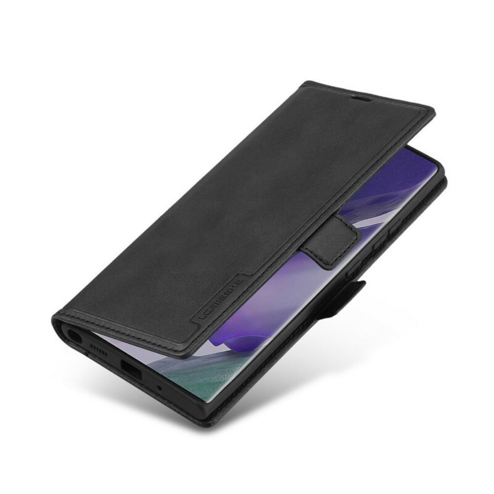 Folio-hoesje voor Samsung Galaxy Note 20 Lc.imeeke Retro Leereffect