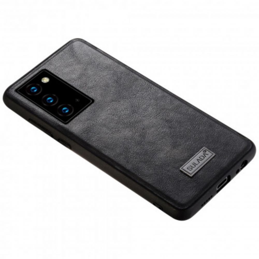 Hoesje voor Samsung Galaxy Note 20 Sulada Leereffect