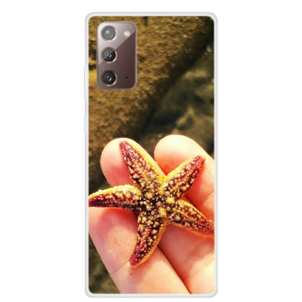 Hoesje voor Samsung Galaxy Note 20 Zeester