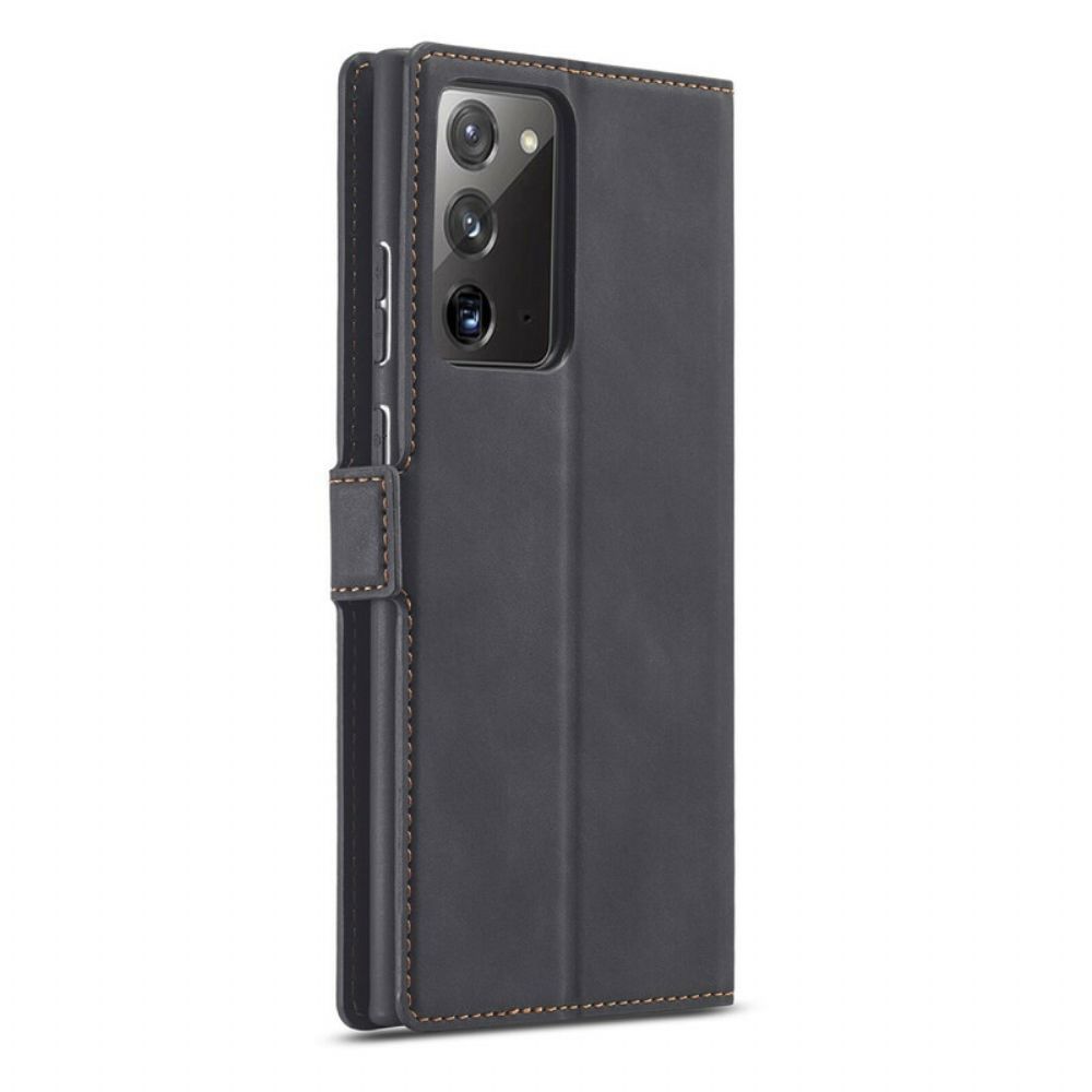 Leren Hoesje voor Samsung Galaxy Note 20 Lederen Effect Forwenw