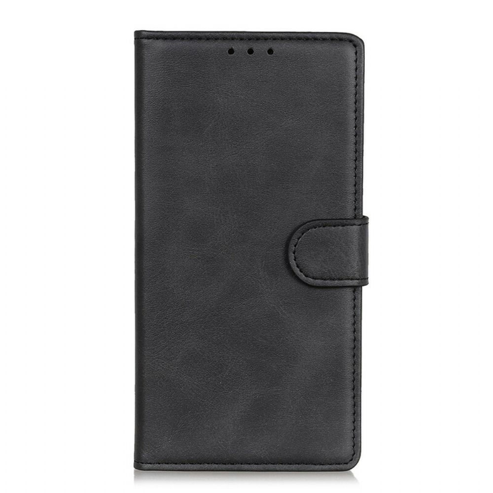 Leren Hoesje voor Samsung Galaxy Note 20 Retro Mat Leereffect