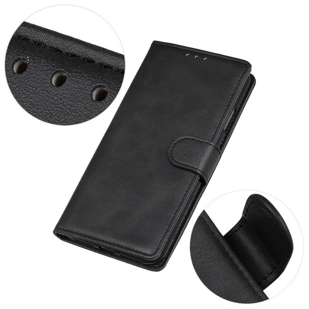 Leren Hoesje voor Samsung Galaxy Note 20 Retro Mat Leereffect