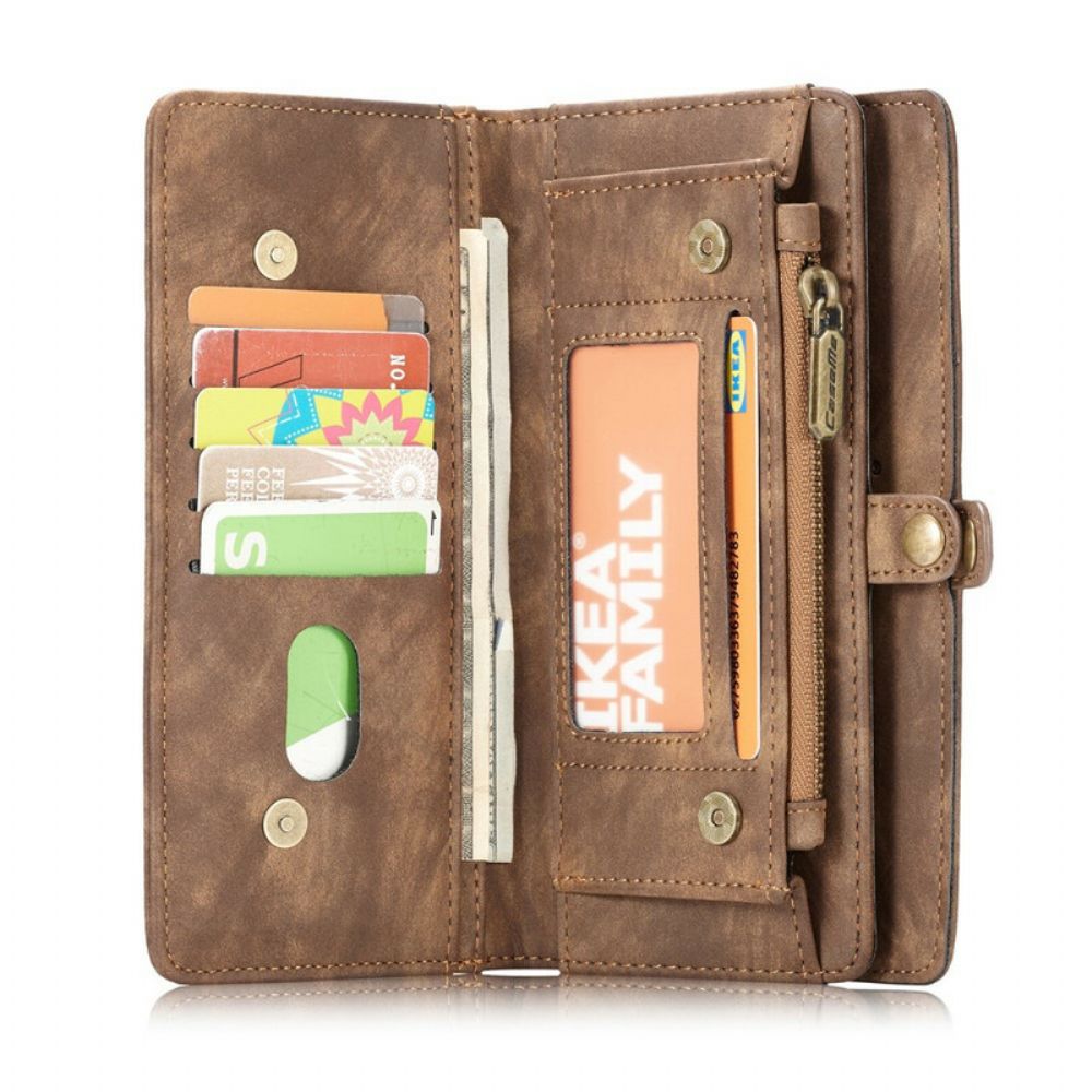 Telefoonhoesje Leren Hoesje voor Samsung Galaxy Note 20 Caseme Afneembaar