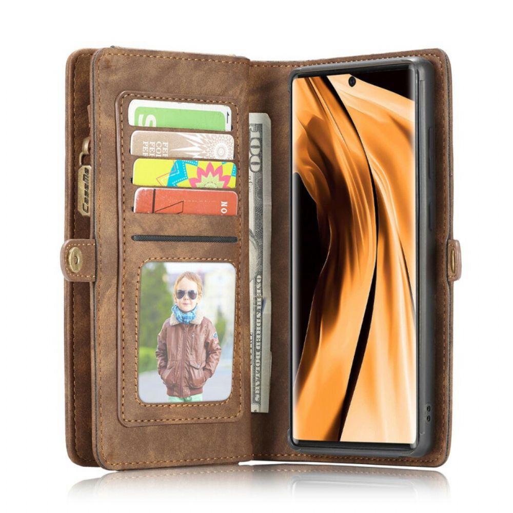 Telefoonhoesje Leren Hoesje voor Samsung Galaxy Note 20 Caseme Afneembaar