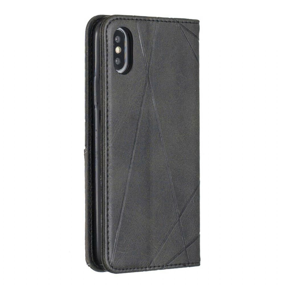 Bescherming Hoesje voor iPhone X / XS Folio-hoesje Artiestenstijl