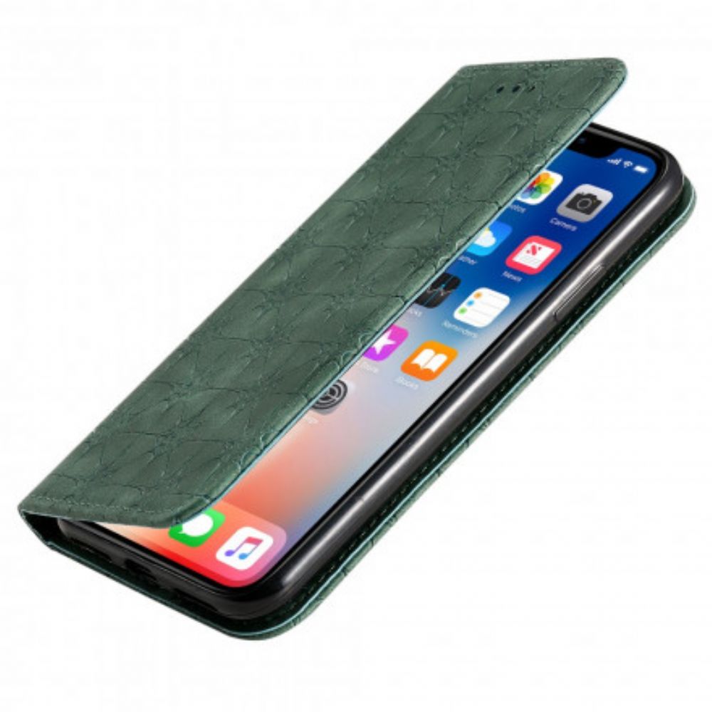 Bescherming Hoesje voor iPhone X / XS Folio-hoesje Barokke Bloemen