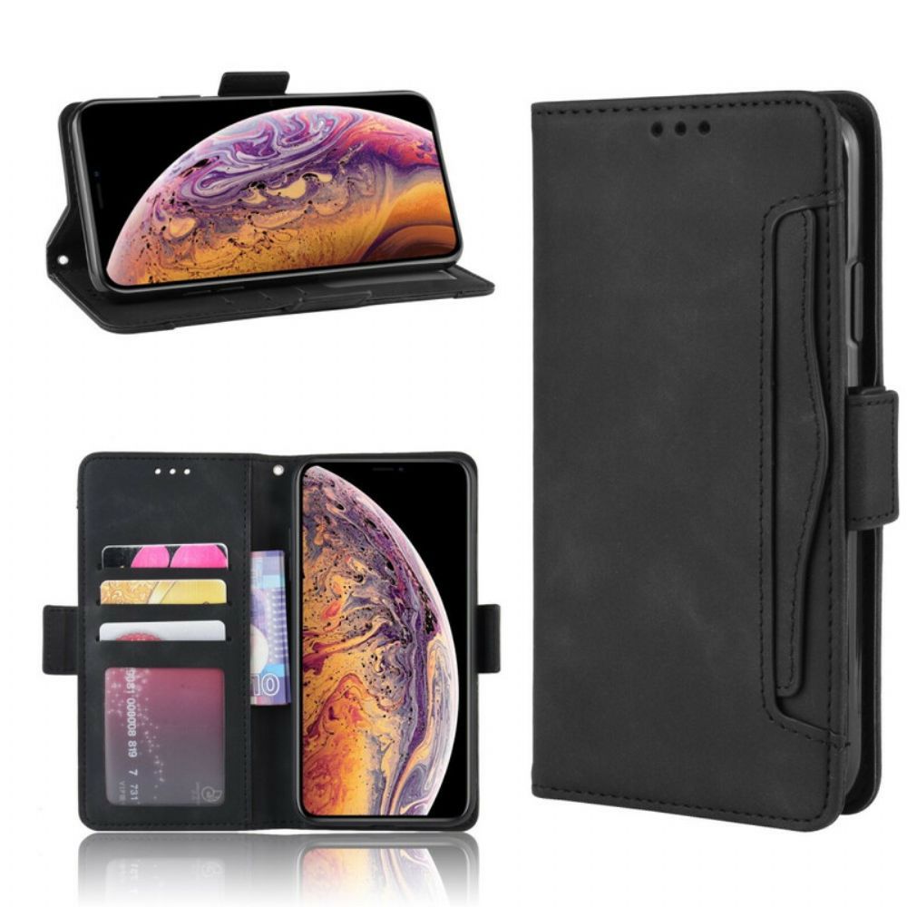 Flip Case voor iPhone X / XS Eerste Klas Multi-kaart