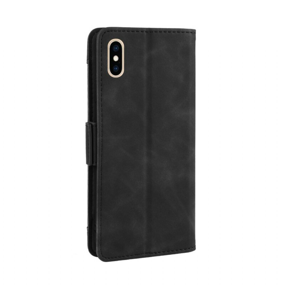 Flip Case voor iPhone X / XS Eerste Klas Multi-kaart