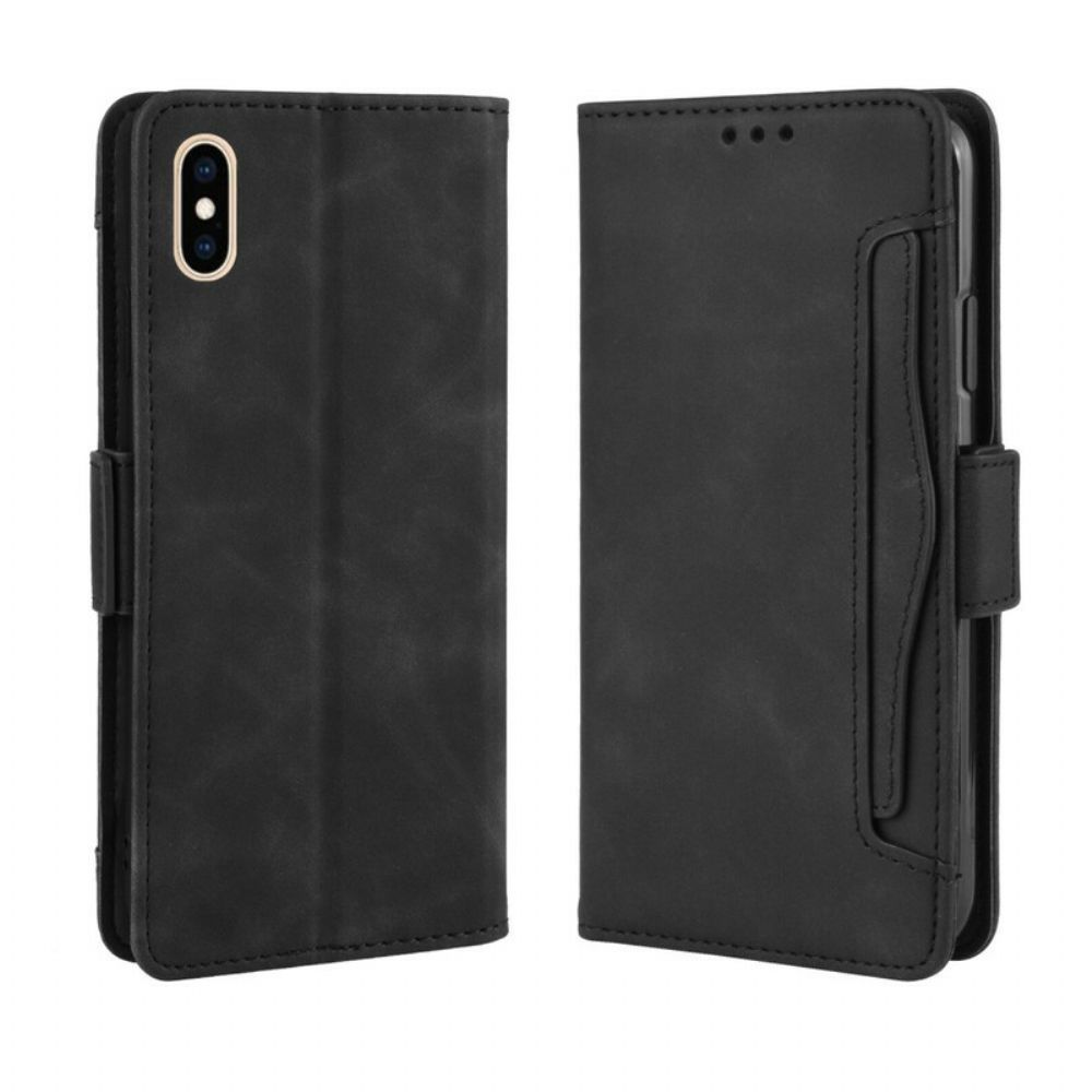 Flip Case voor iPhone X / XS Eerste Klas Multi-kaart