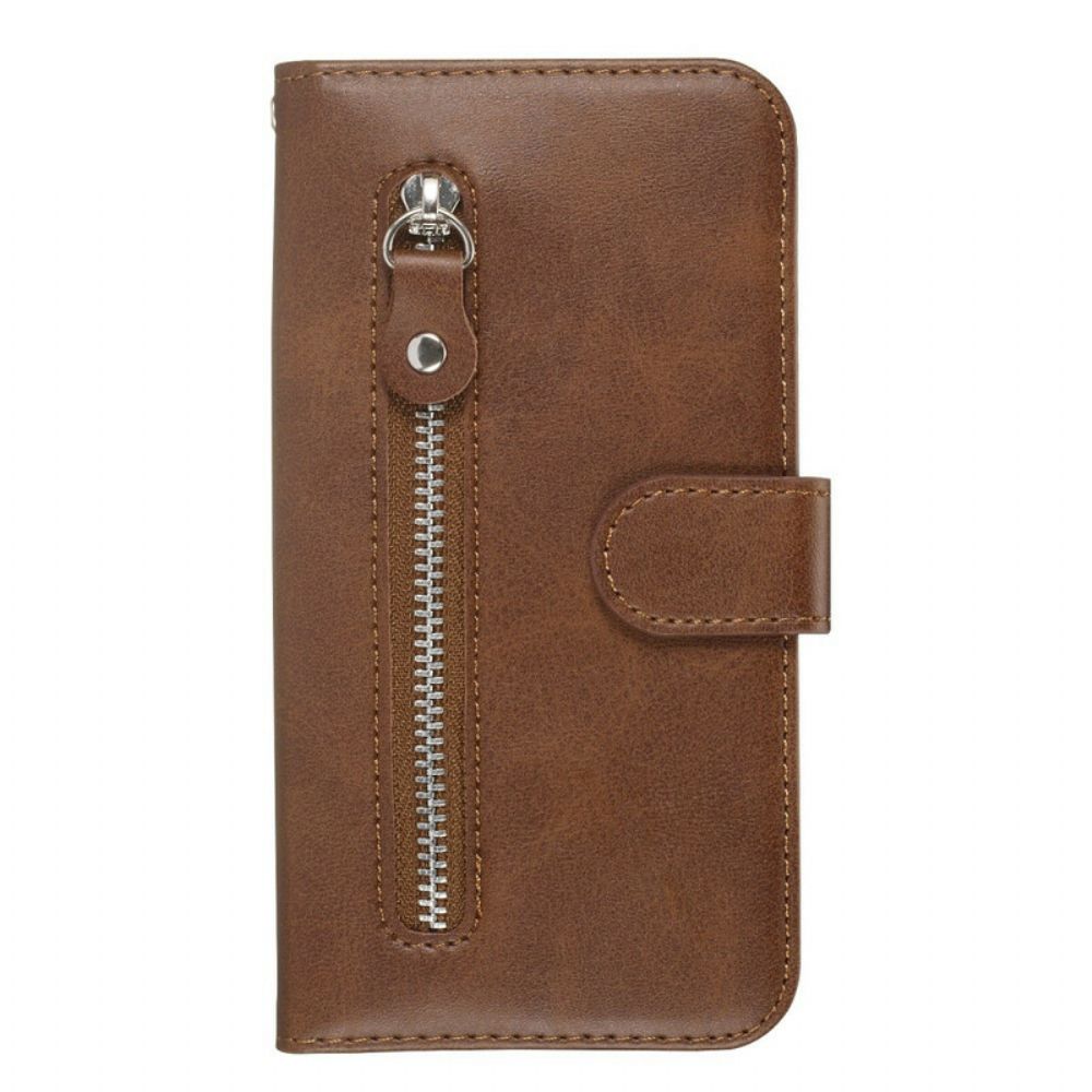 Flip Case voor iPhone X / XS Vintage Portemonnee