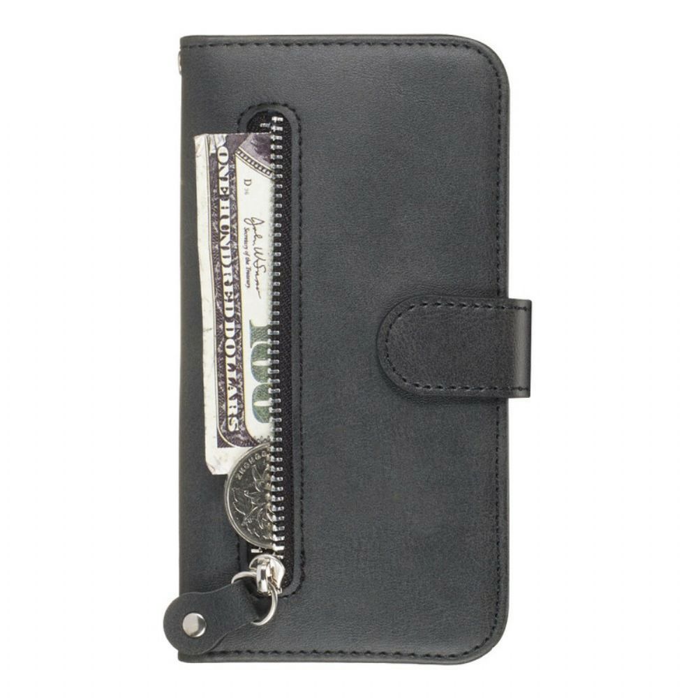 Flip Case voor iPhone X / XS Vintage Portemonnee