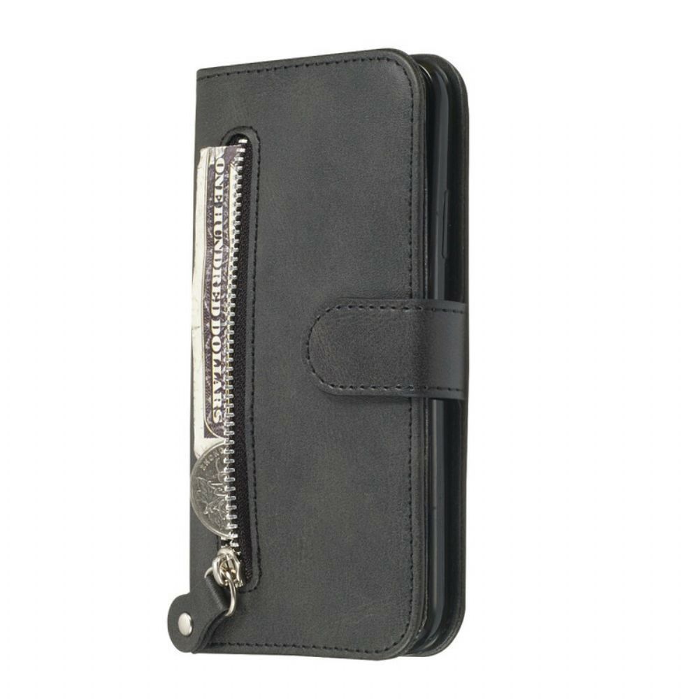 Flip Case voor iPhone X / XS Vintage Portemonnee