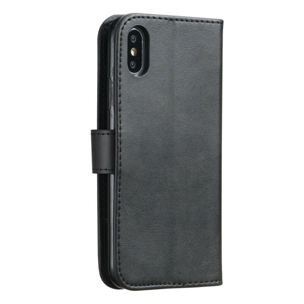 Flip Case voor iPhone X / XS Vintage Portemonnee