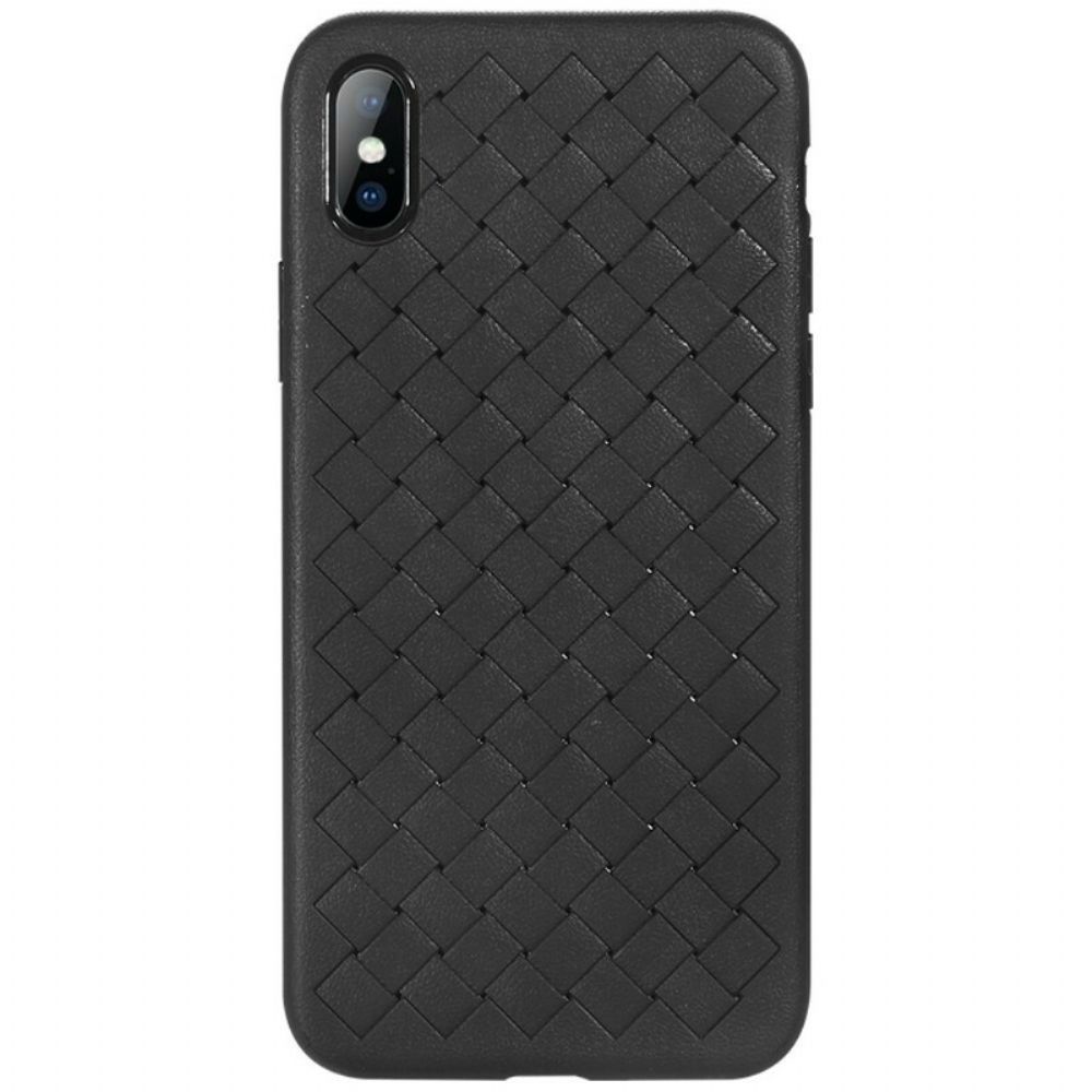 Hoesje voor iPhone X / XS Gevlochten