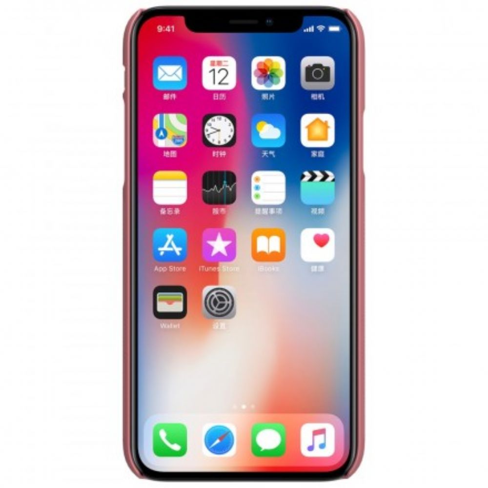 Hoesje voor iPhone X / XS Harde Vorst Nillkin