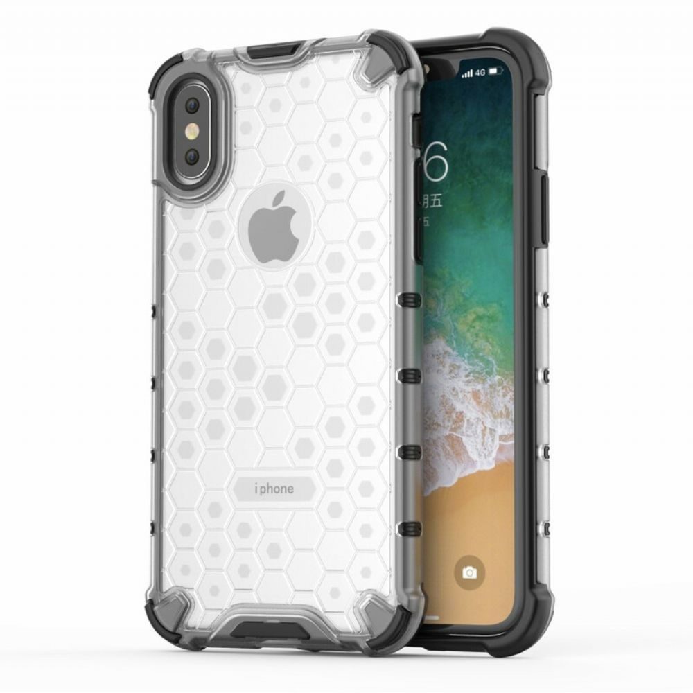 Hoesje voor iPhone X / XS Honingraatstijl