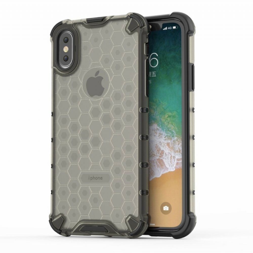 Hoesje voor iPhone X / XS Honingraatstijl