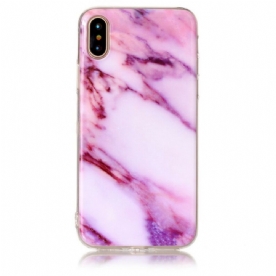 Hoesje voor iPhone X / XS Marmer