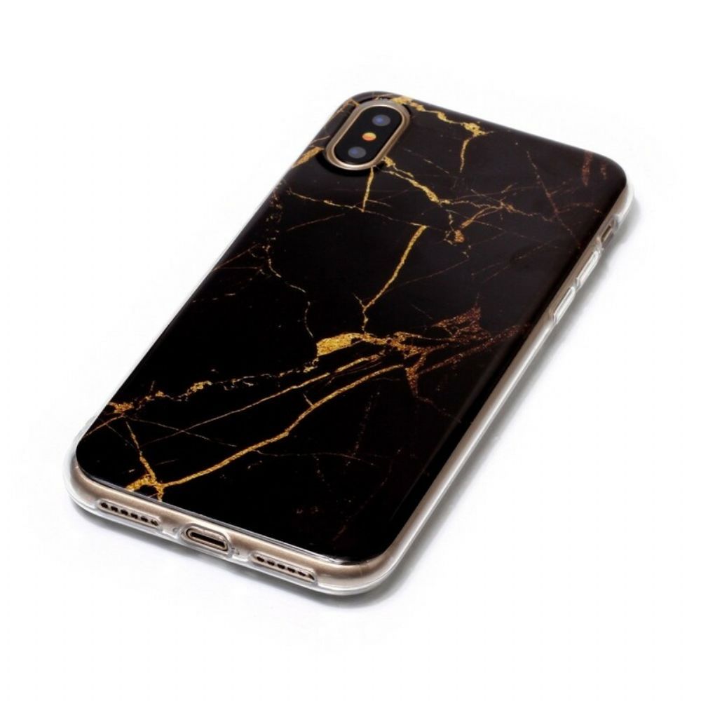 Hoesje voor iPhone X / XS Marmer