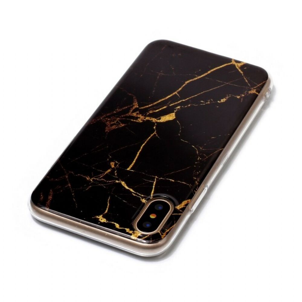 Hoesje voor iPhone X / XS Marmer