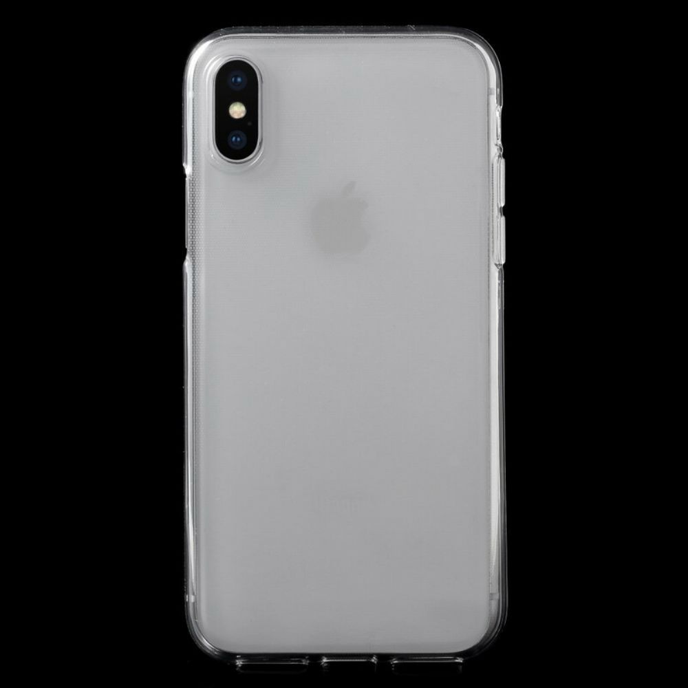 Hoesje voor iPhone X / XS Transparant Zacht