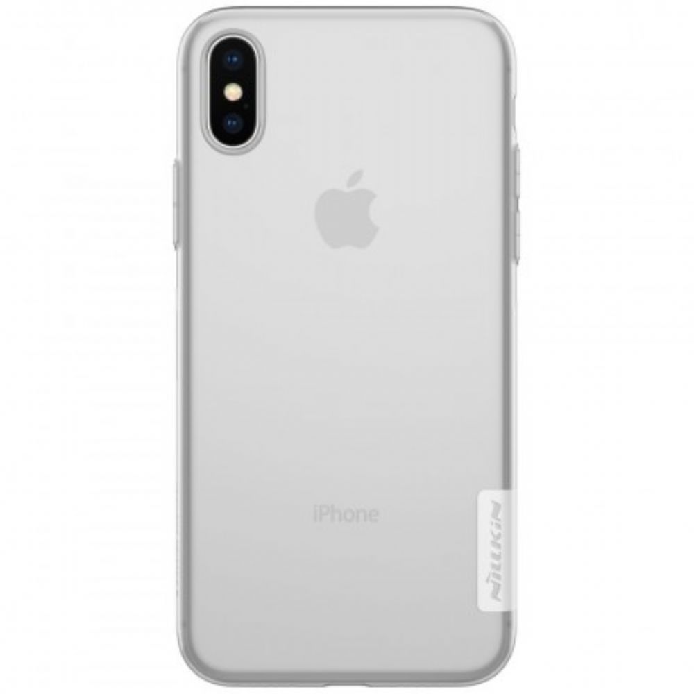 Hoesje voor iPhone X / XS Transparante Nillkin