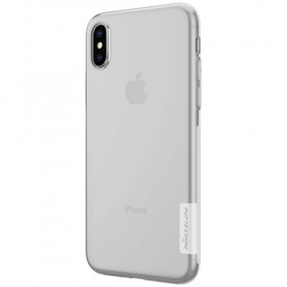 Hoesje voor iPhone X / XS Transparante Nillkin