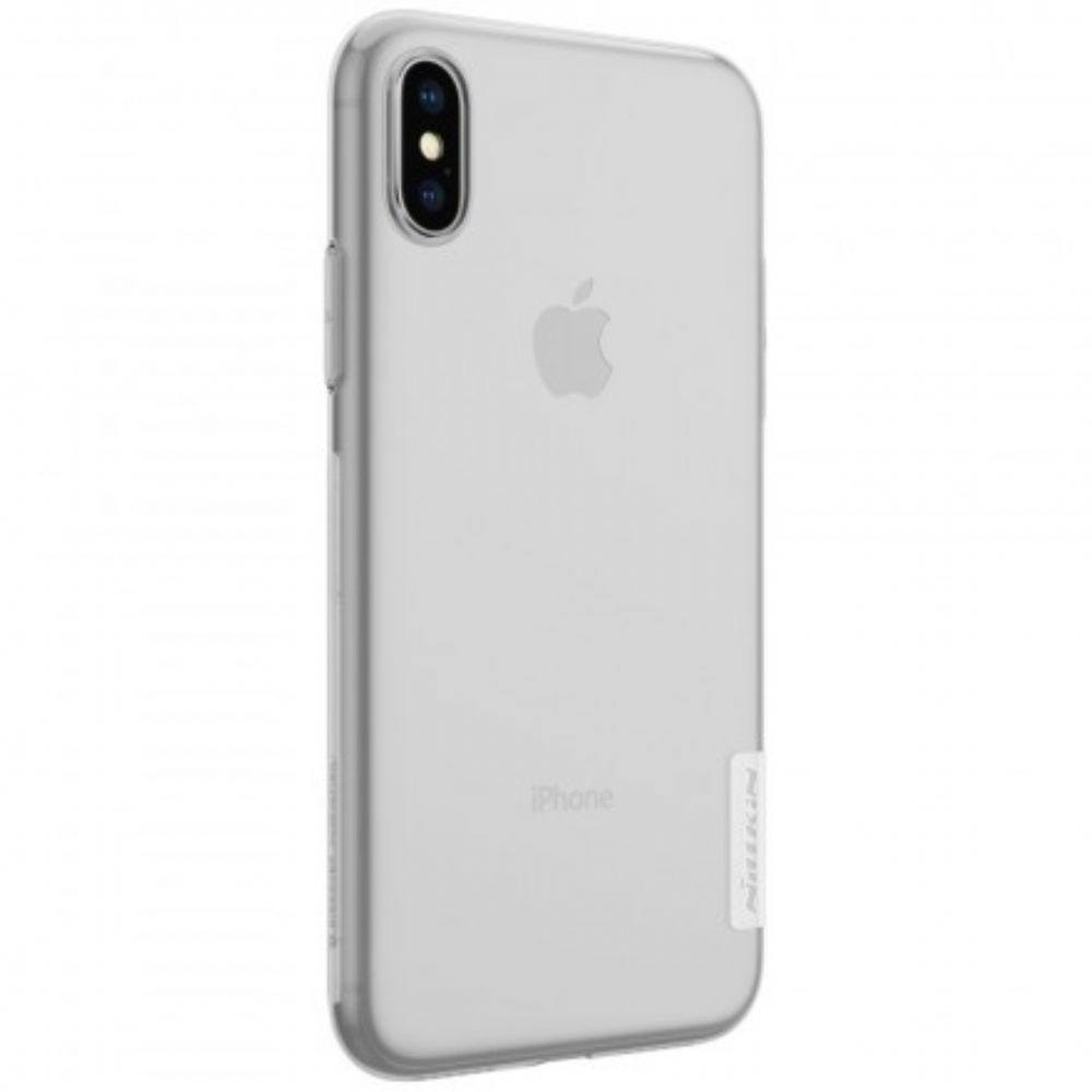 Hoesje voor iPhone X / XS Transparante Nillkin