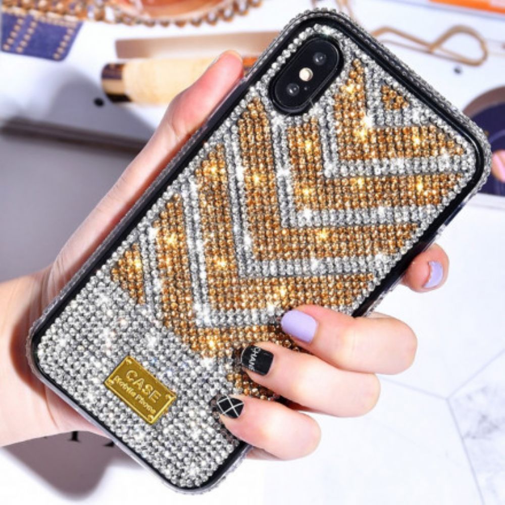 Telefoonhoesje voor iPhone X / XS Diamanten