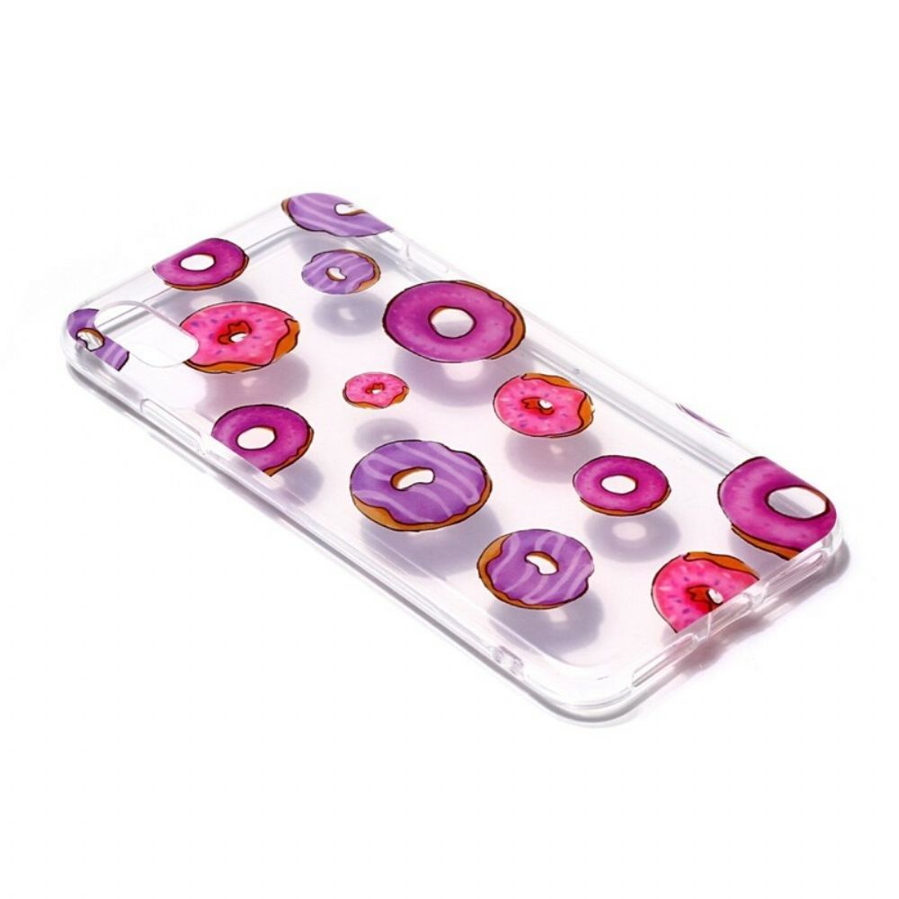 Telefoonhoesje voor iPhone X / XS Transparante Donut Ventilator