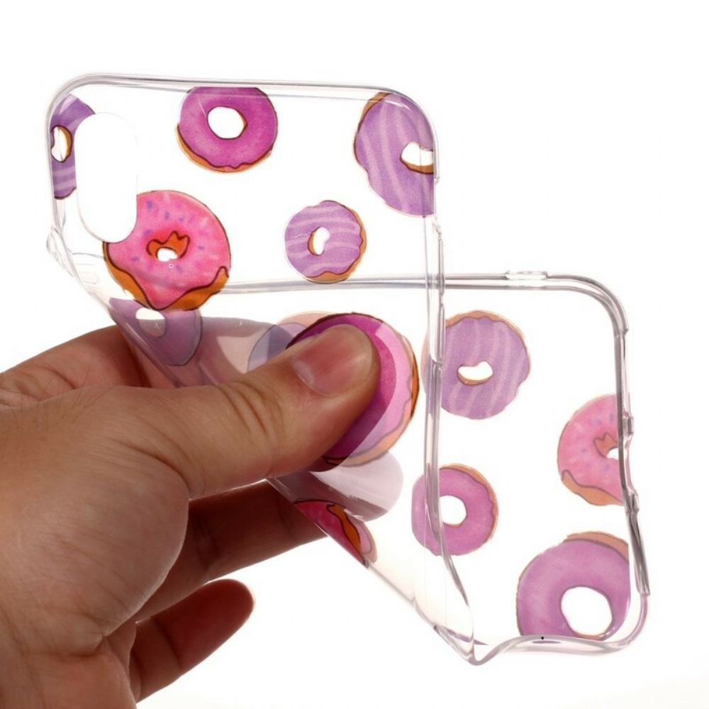 Telefoonhoesje voor iPhone X / XS Transparante Donut Ventilator