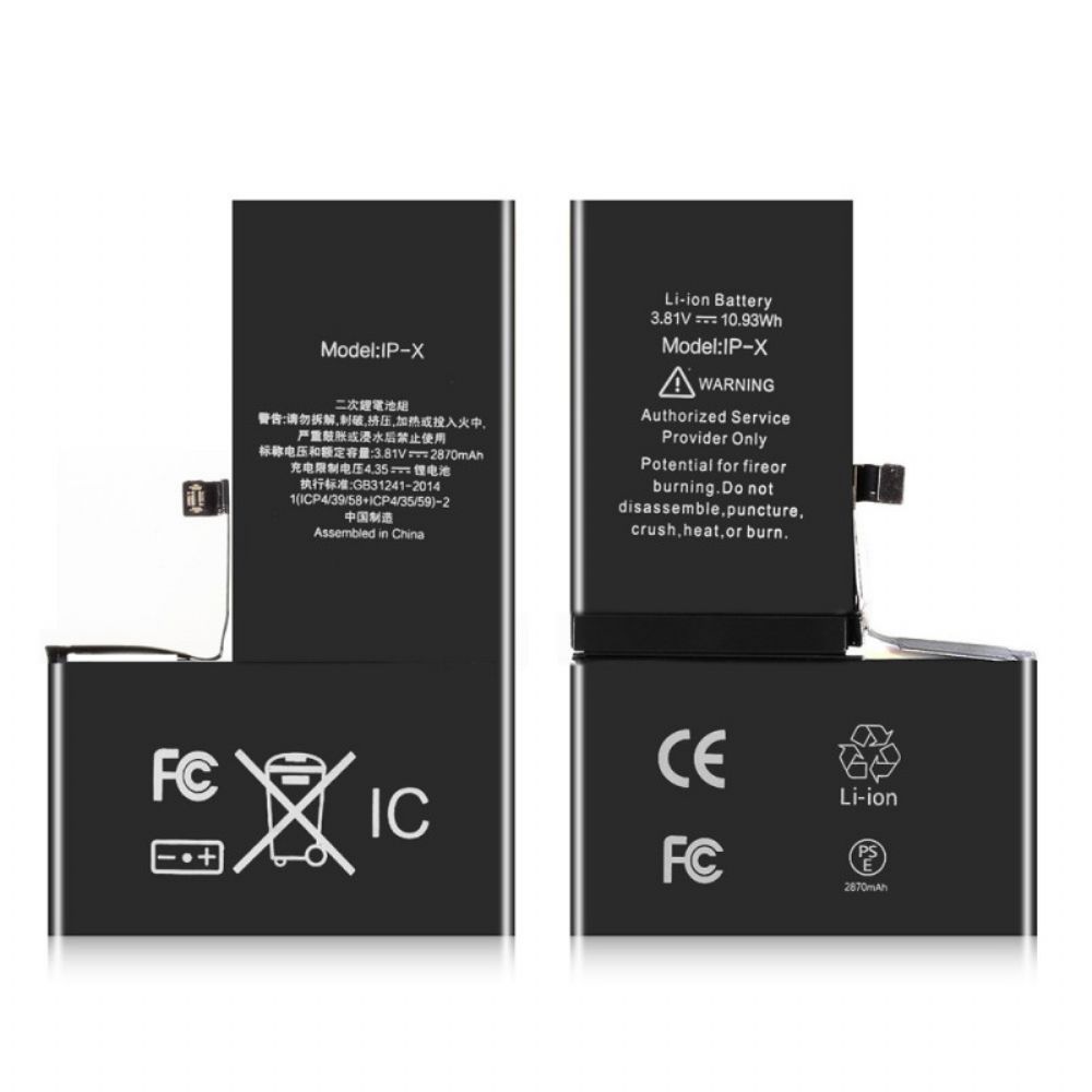 Vervangende Batterij Voor iPhone X 2870 Mah Iparsexpert