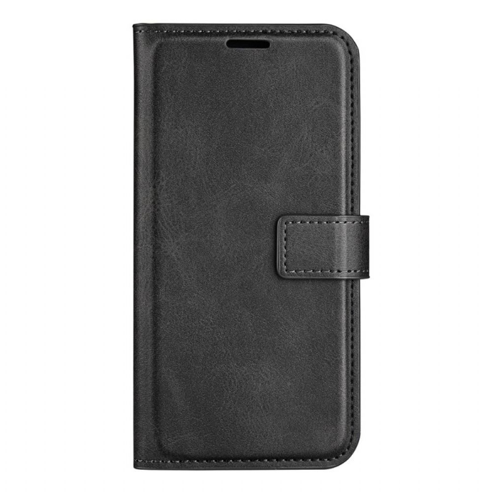 Folio-hoesje voor Vivo Y76 5G Extreem Slank Leereffect