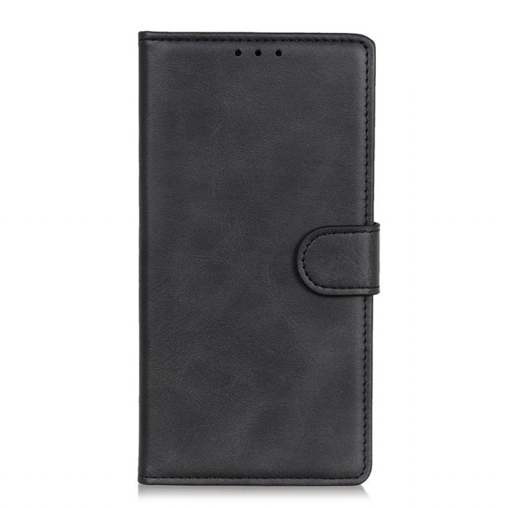 Folio-hoesje voor Vivo Y76 5G Mat Leereffect