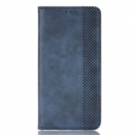 Bescherming Hoesje voor Realme GT 5G Folio-hoesje Vintage Gestileerd Leereffect