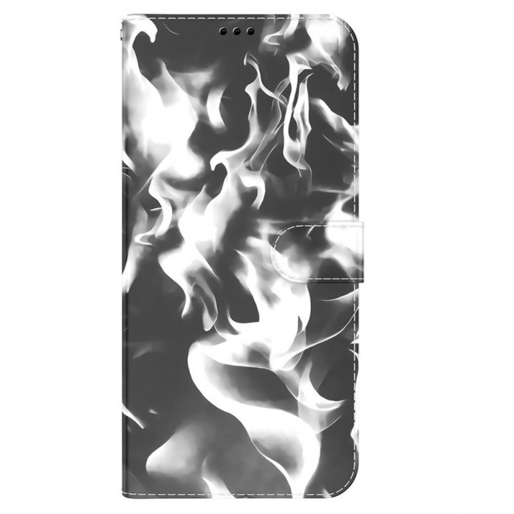 Leren Hoesje voor Realme GT 5G Abstract Patroon